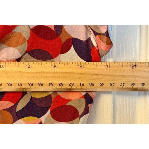 Boden Limited Edition 100% Silk A-Line Cap Sleeve Dot Abstract Design Dress 6US - Picture 9 of 9